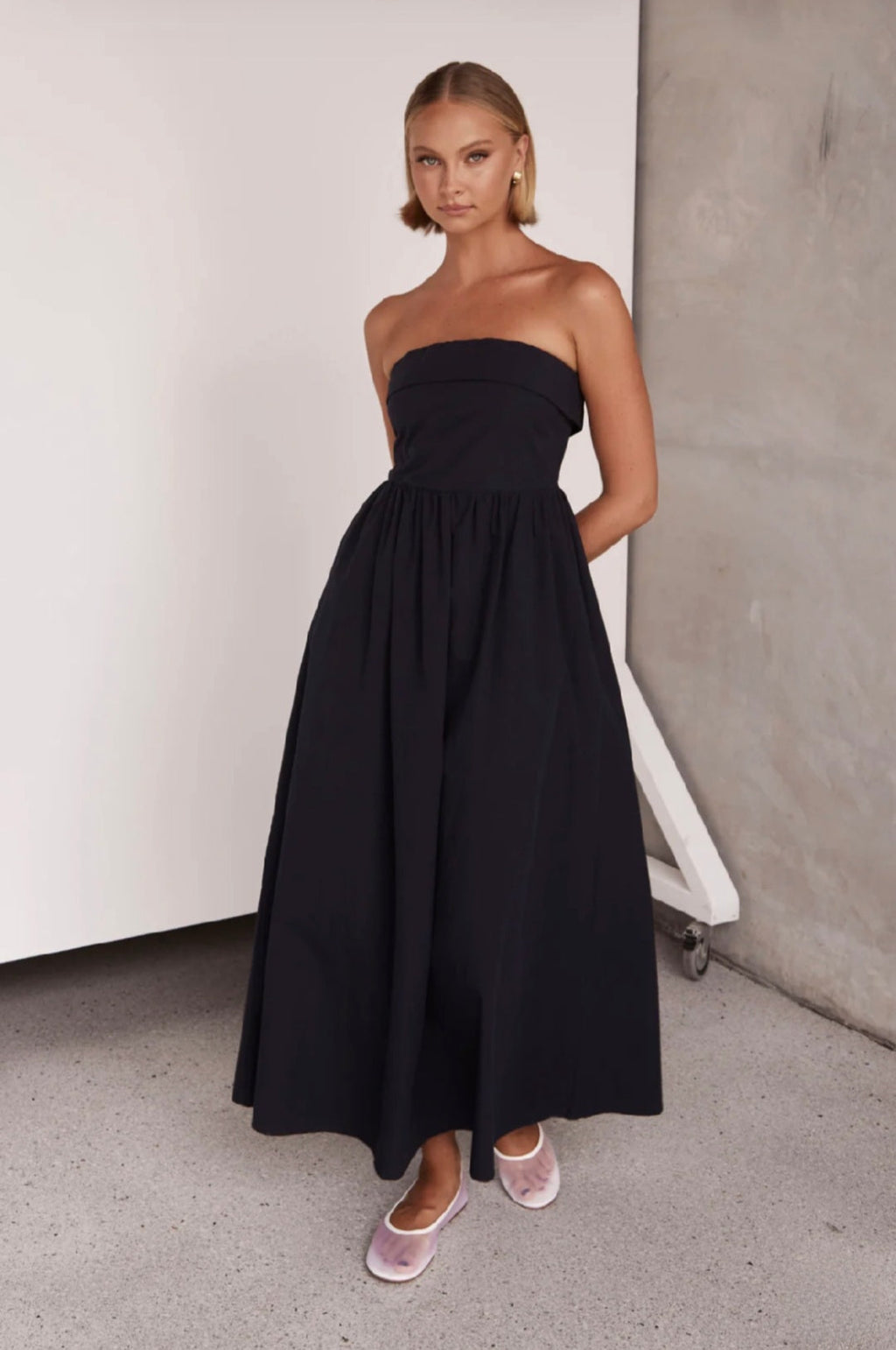 Black Cotton Dress