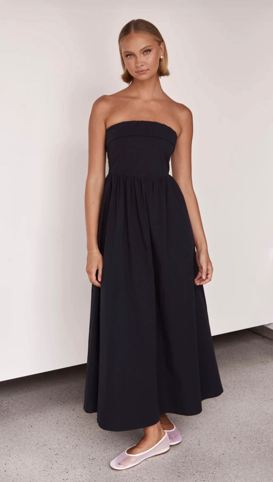 Black Cotton Dress