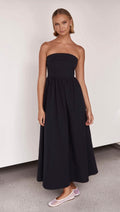 Black Cotton Dress