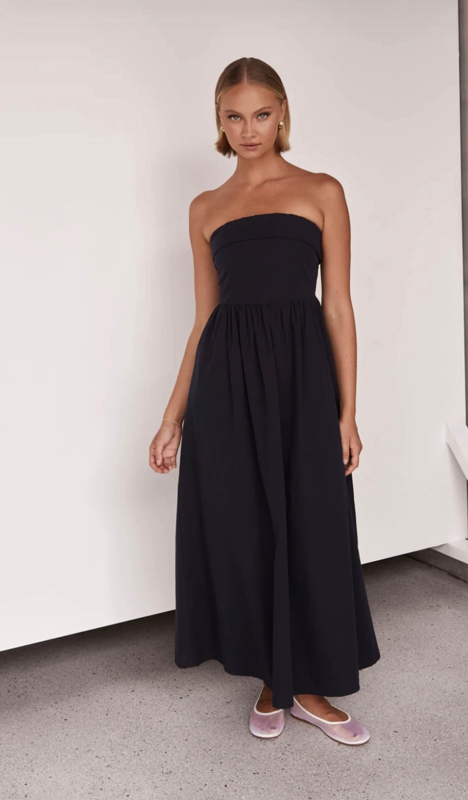 Black Cotton Dress
